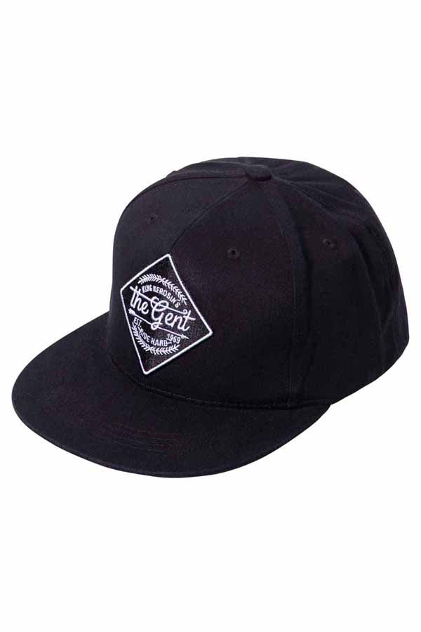 King Kerosin Baseballcap The Gent Baseball Trucker Snapback Cap schwarz